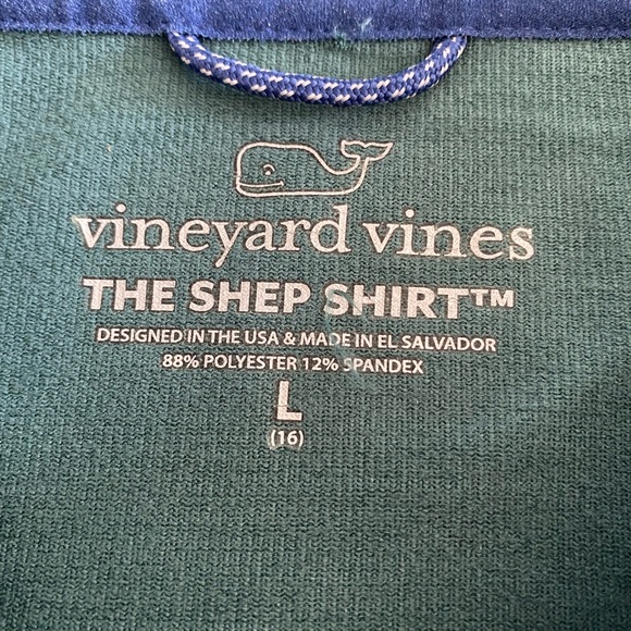 Vineyard vines 1/4 zip long sleeve - Picture 2 of 2